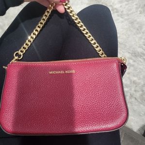 Michael Kors Red clutch purse